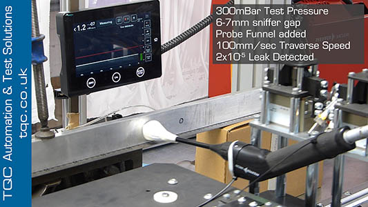 automatic sniffing 100mm per sec with funnel