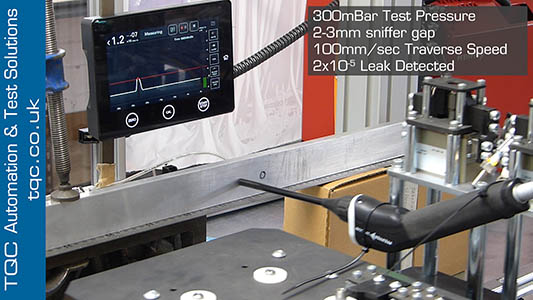 automatic sniffing 100mm per second