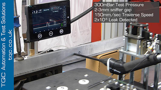 automatic sniffing 150mm per sec